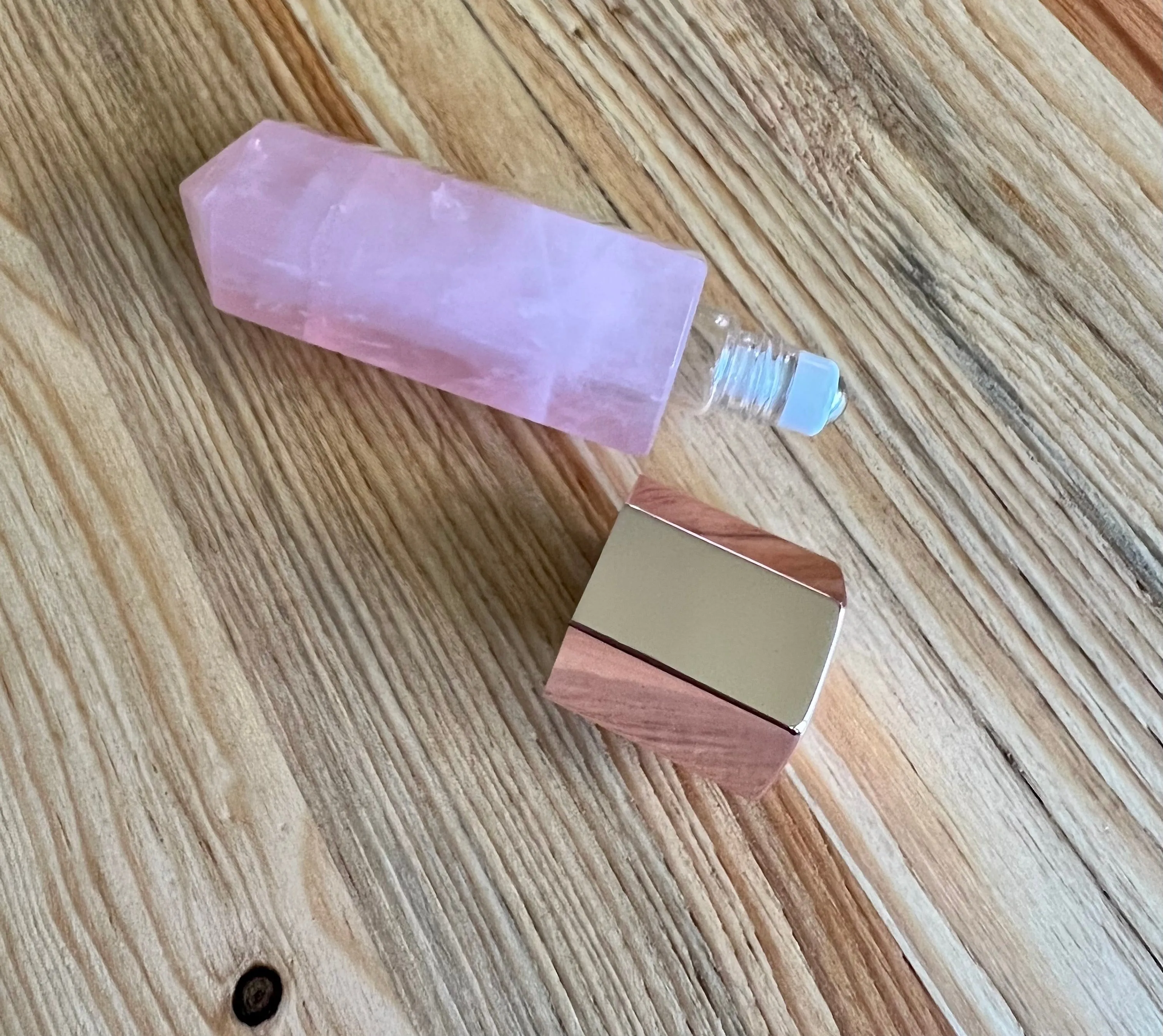 Gemstone Roller Bottle & Gua Sha Facial tool in one