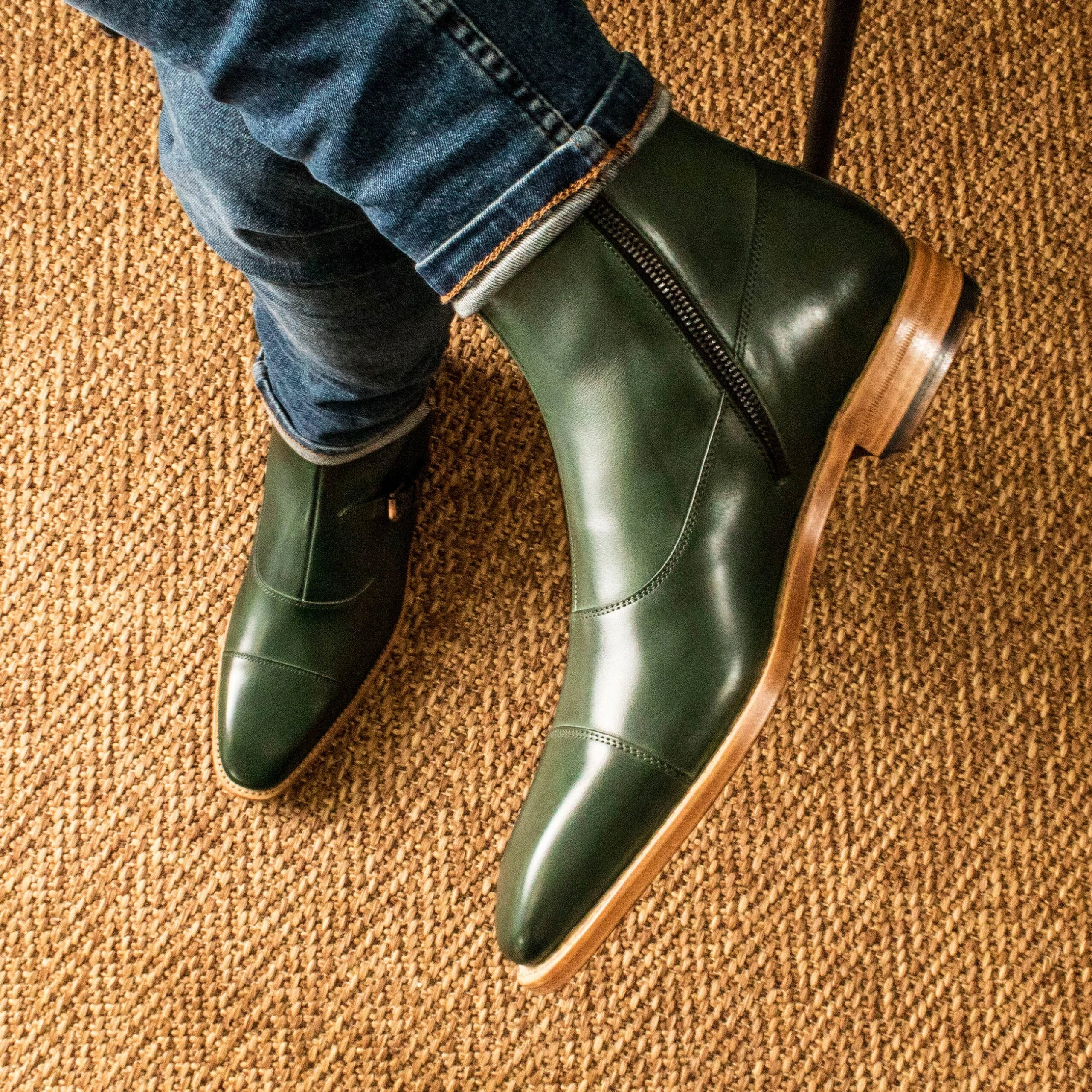 		Green Octavian Boots	