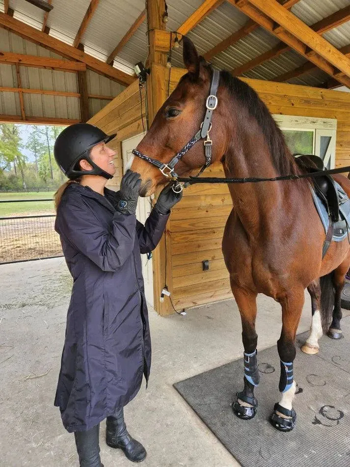 Heart Horse Rain Jacket Long