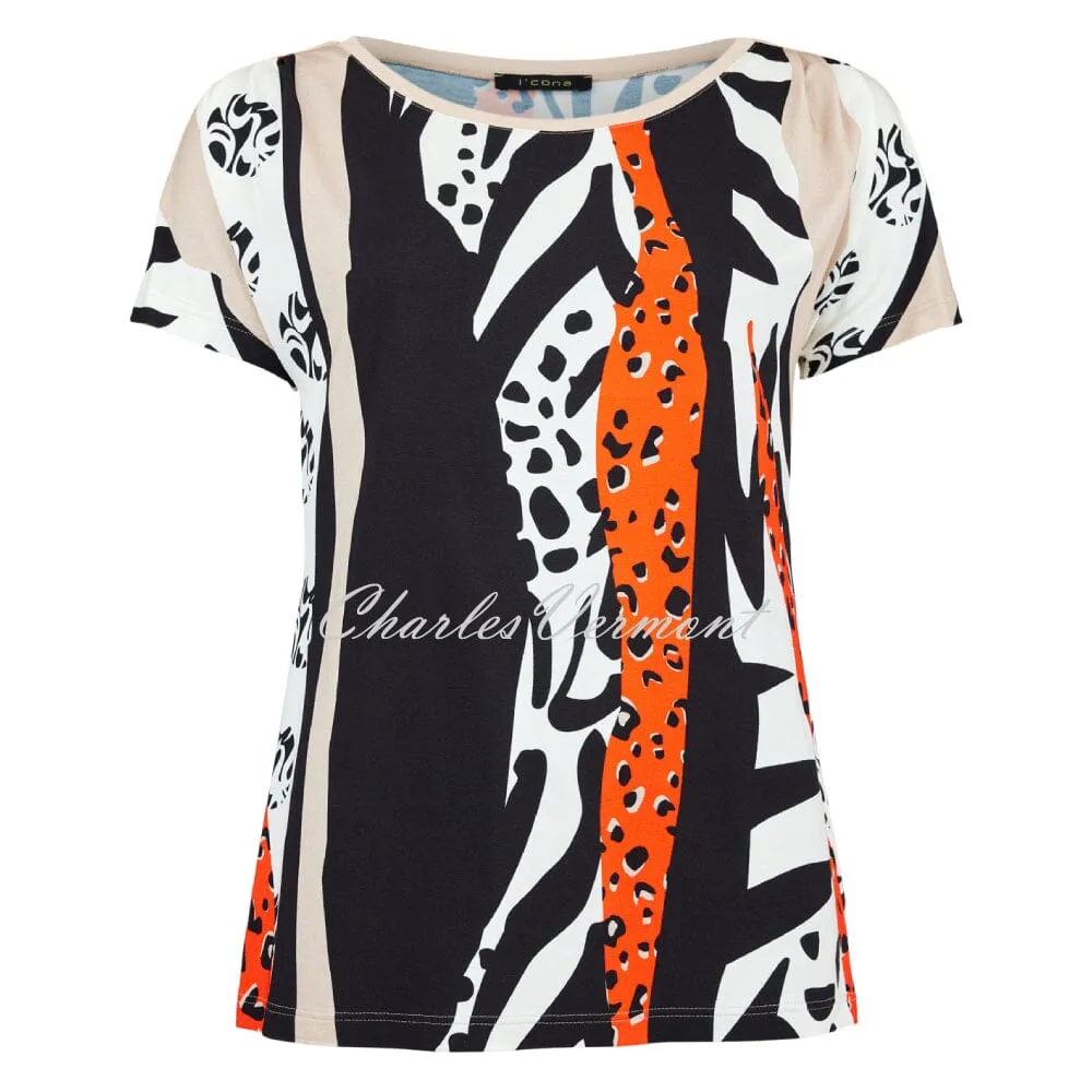 I'cona Animal Print Top - Style 64247-60239-33