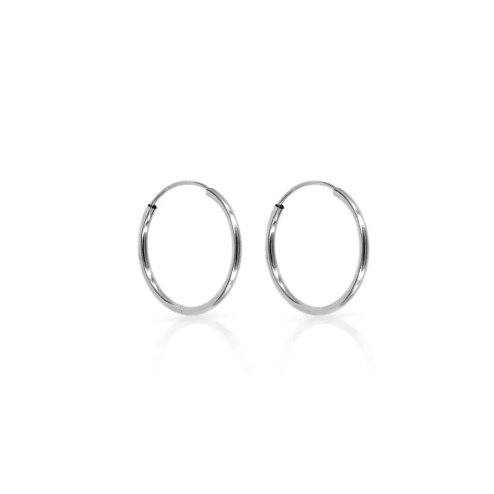 Infinity Hoops 16mm 14K White