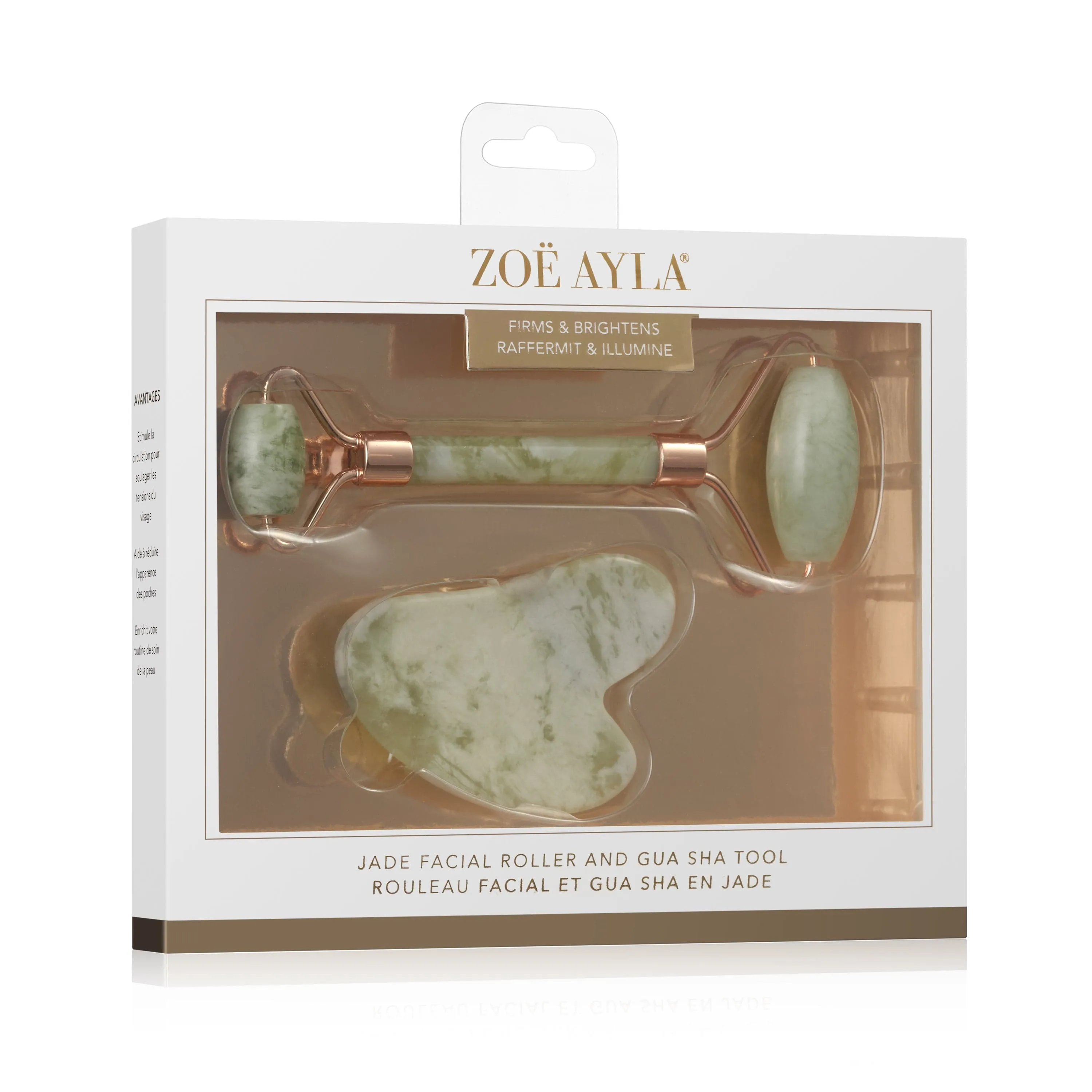 Jade Roller and Gua Sha Set