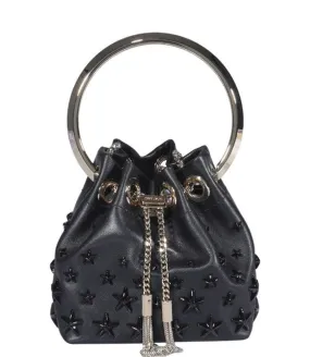 Jimmy Choo Allover Star Chain-Link Mini Toe Bag