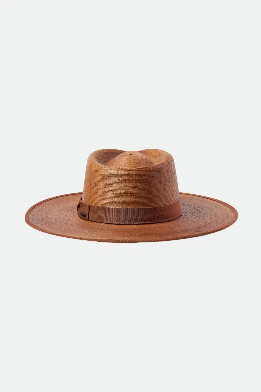 Jo Straw Rancher Hat - Coffee