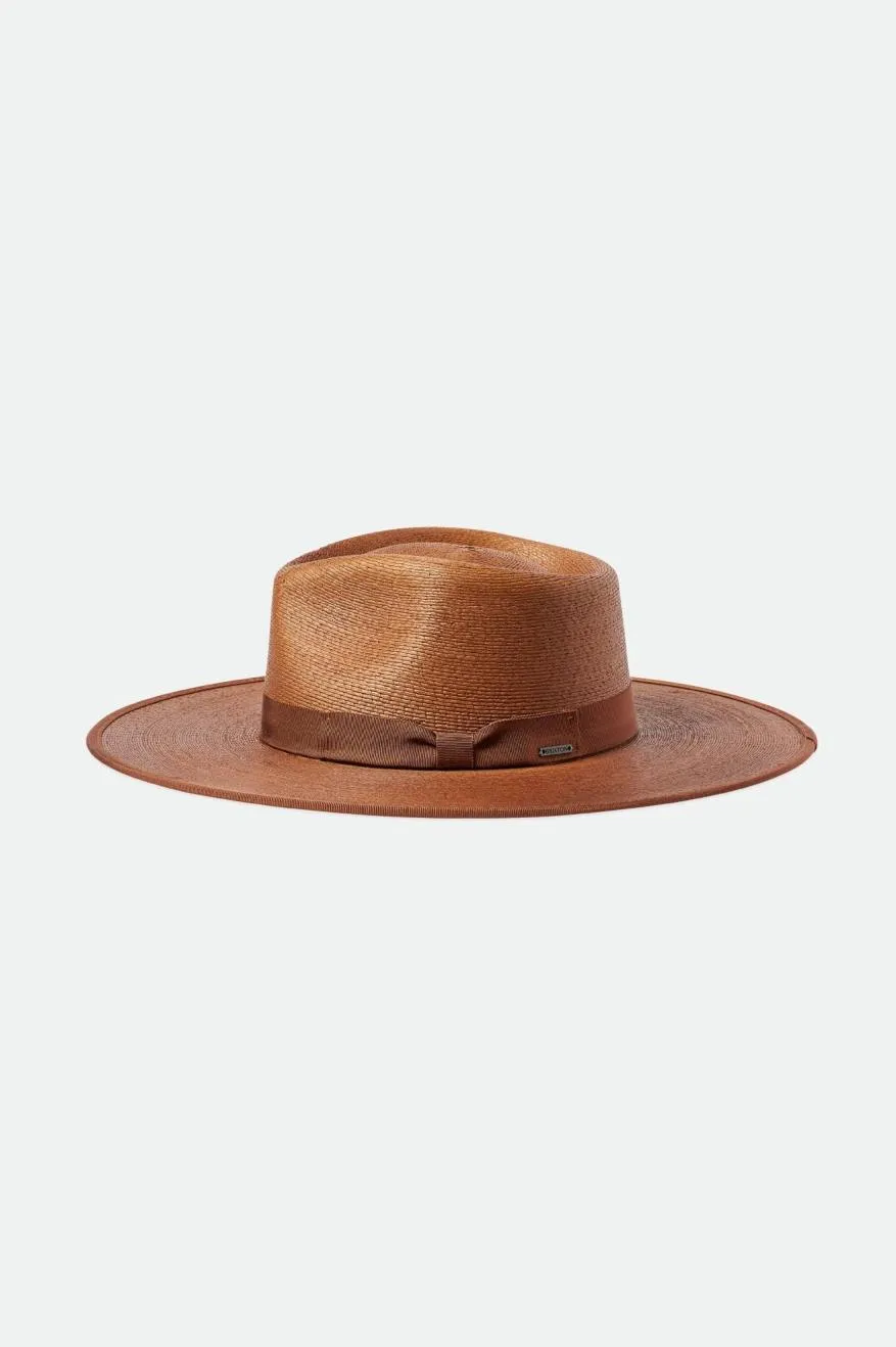 Jo Straw Rancher Hat - Coffee