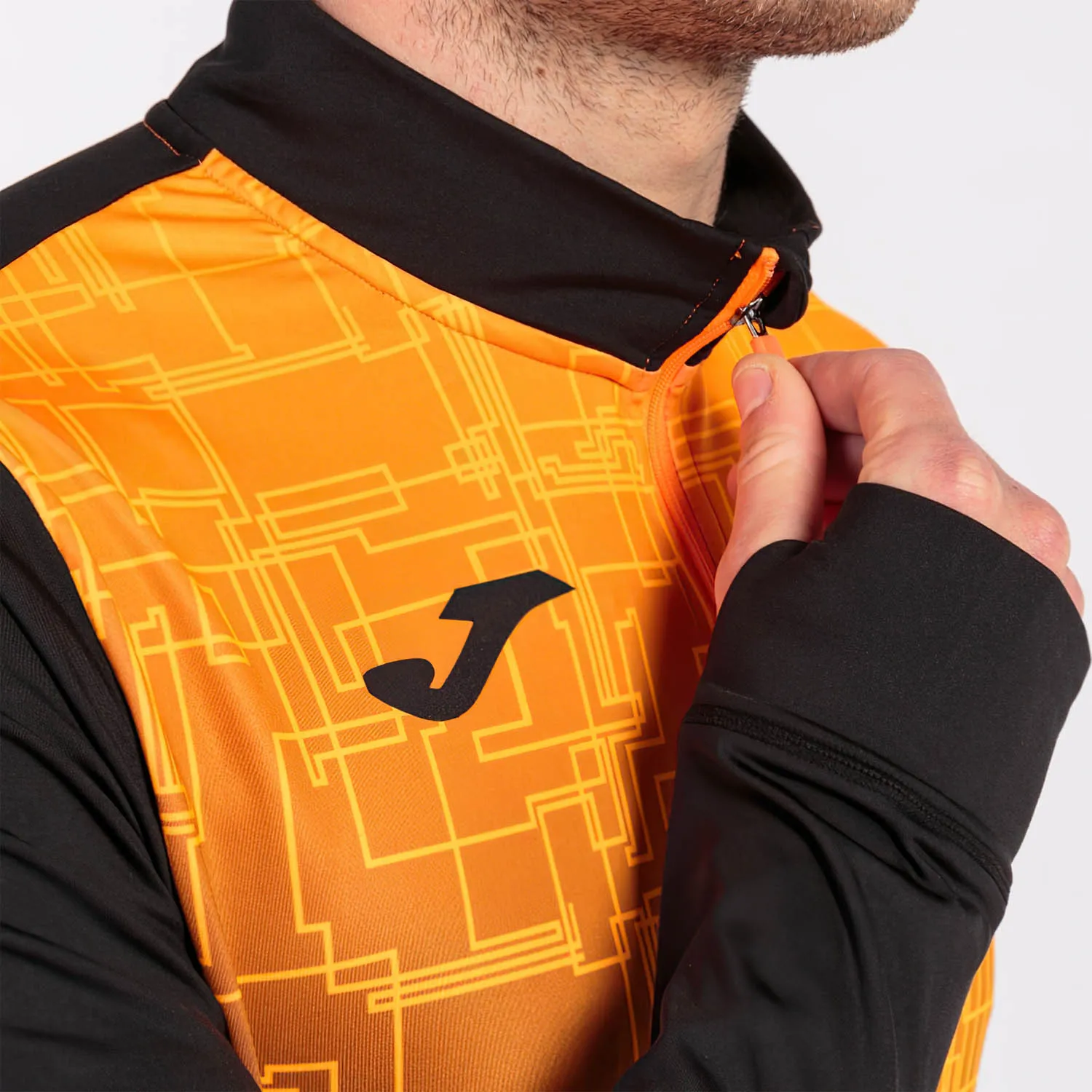 Joma Elite VIII Maglia  Black/Orange