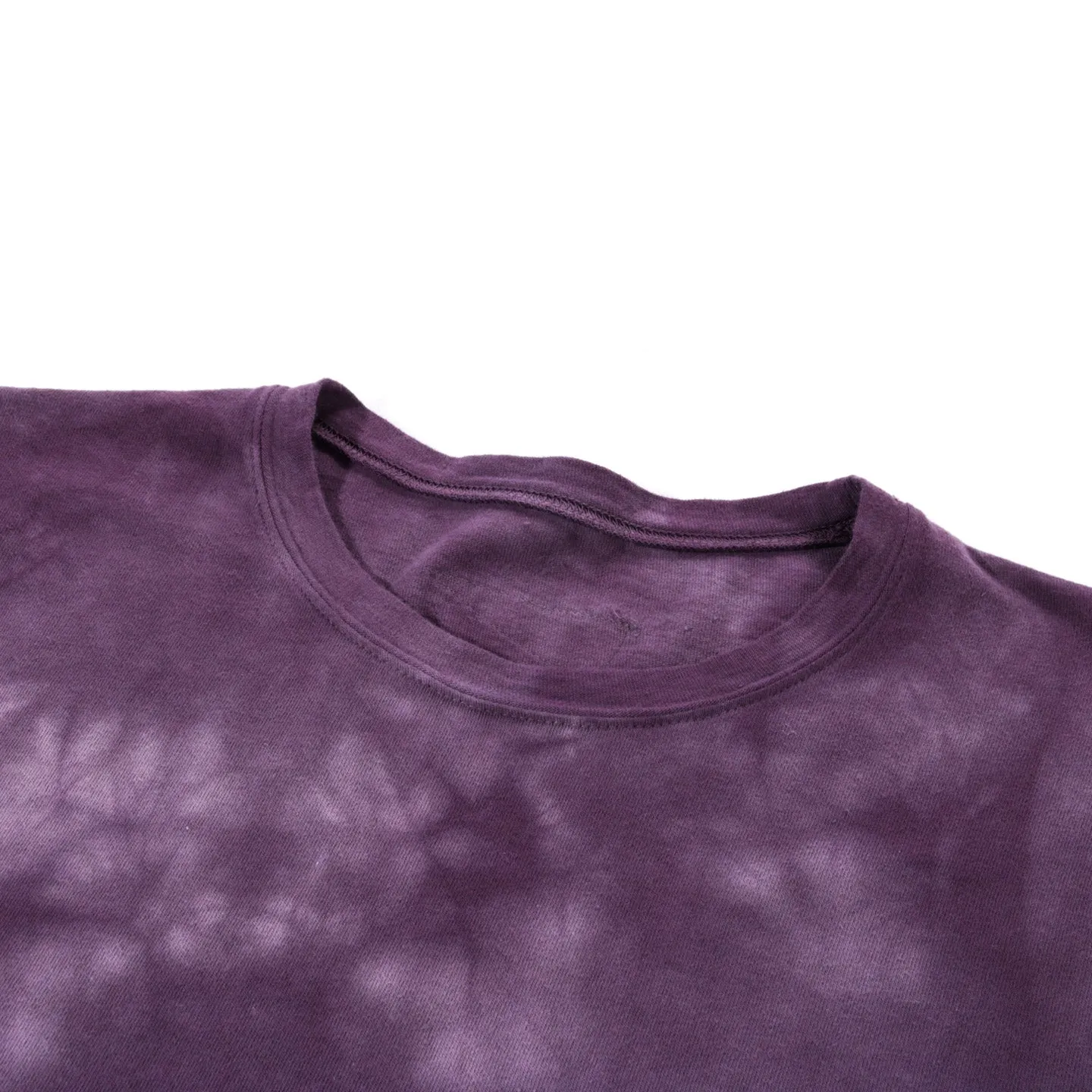 KAPITAL JERSEY KATABIRA LONG SLEEVE T (BACK SLEEVE) AUBERGINE