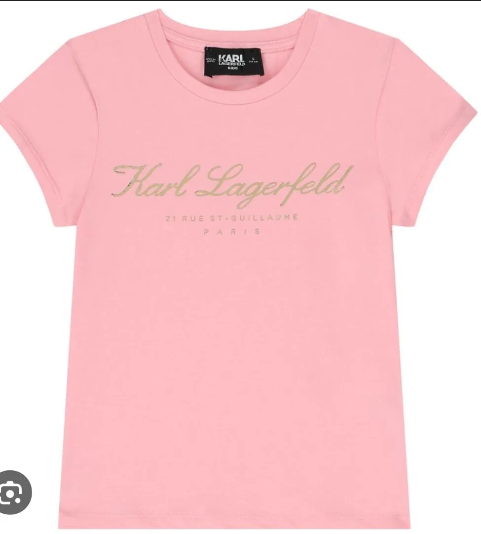 Karl Lagerfeld T-Shirt Logo Pink