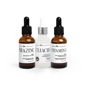 Kit de Serums - Niacinamida, Ácido Hialurónico y Vitamina C