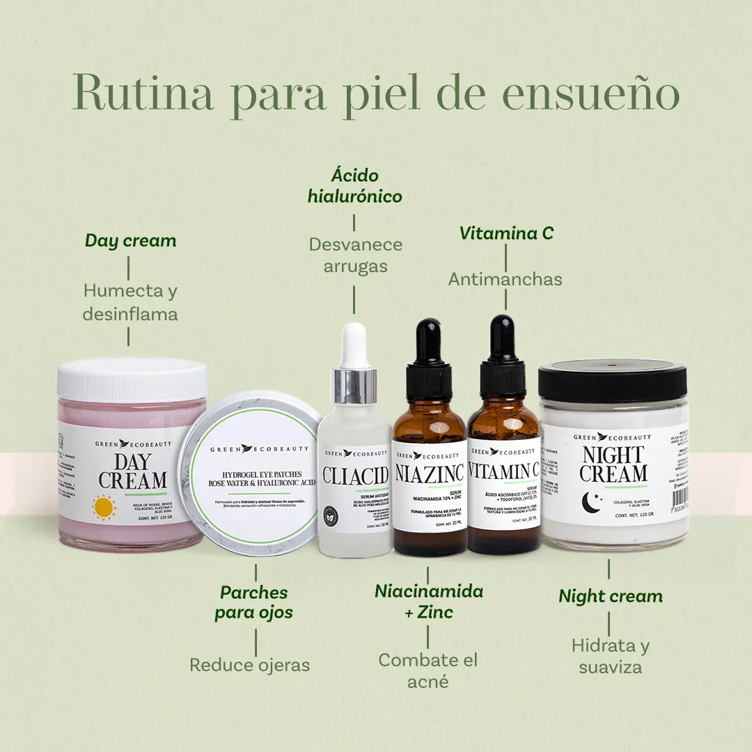 Kit de Serums - Niacinamida, Ácido Hialurónico y Vitamina C