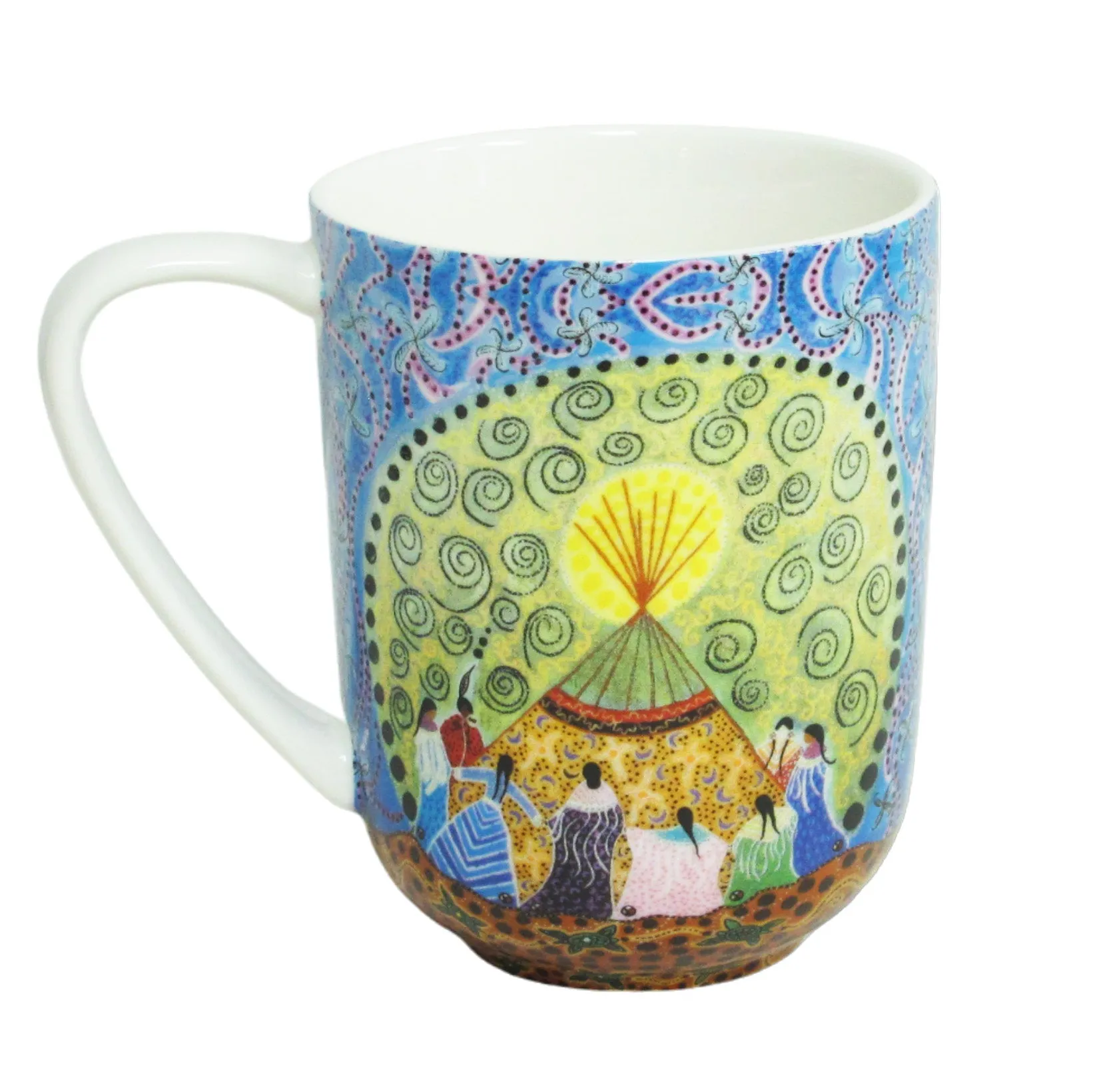 Leah Dorion Dancing Women Porcelain Mug