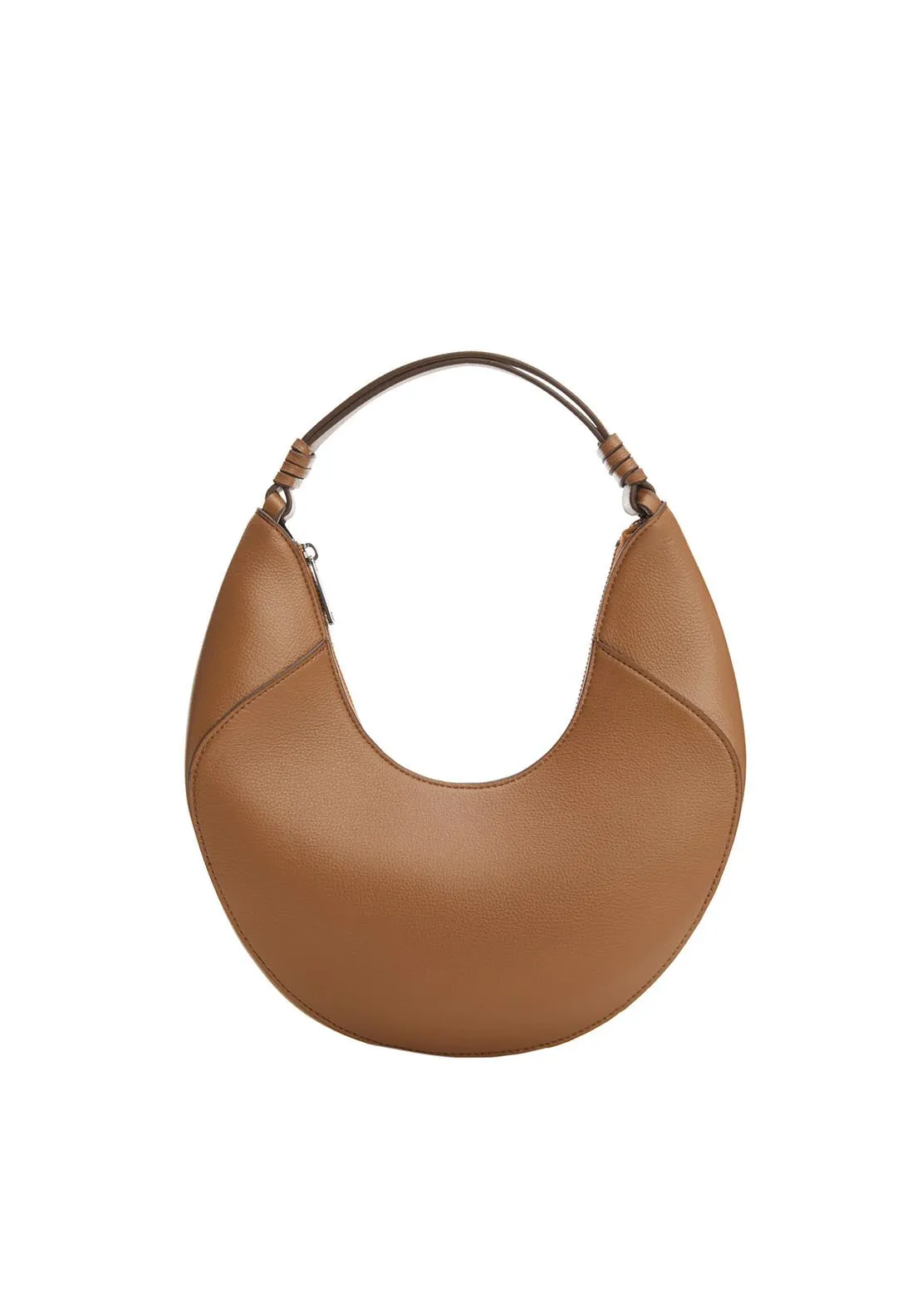 Leather effect shoulder bag