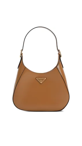 Leather Shoulder Bag - Brown