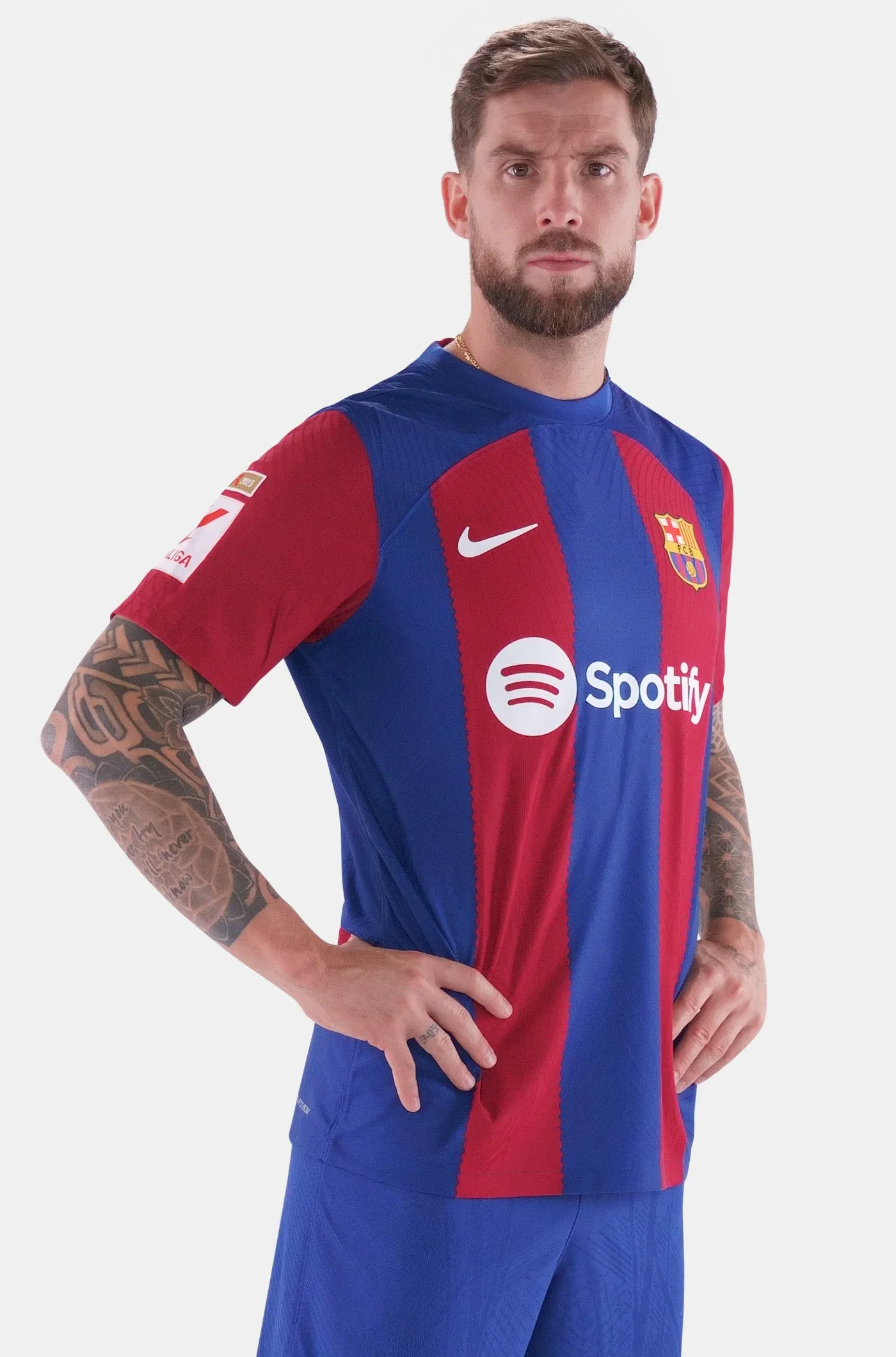 LFP FC Barcelona home shirt 23/24 Player's Edition - I. MARTNEZ