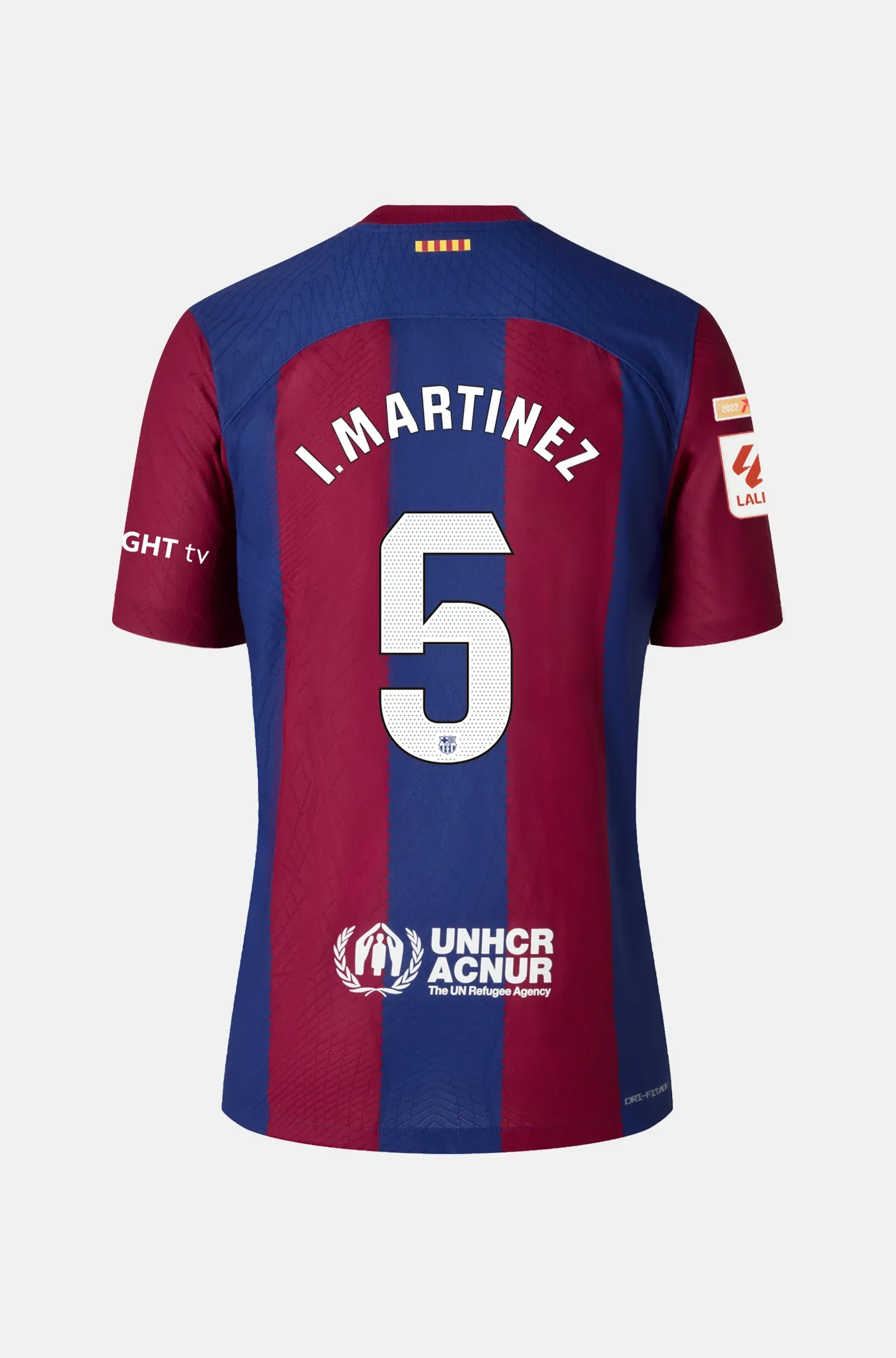 LFP FC Barcelona home shirt 23/24 Player's Edition - I. MARTNEZ