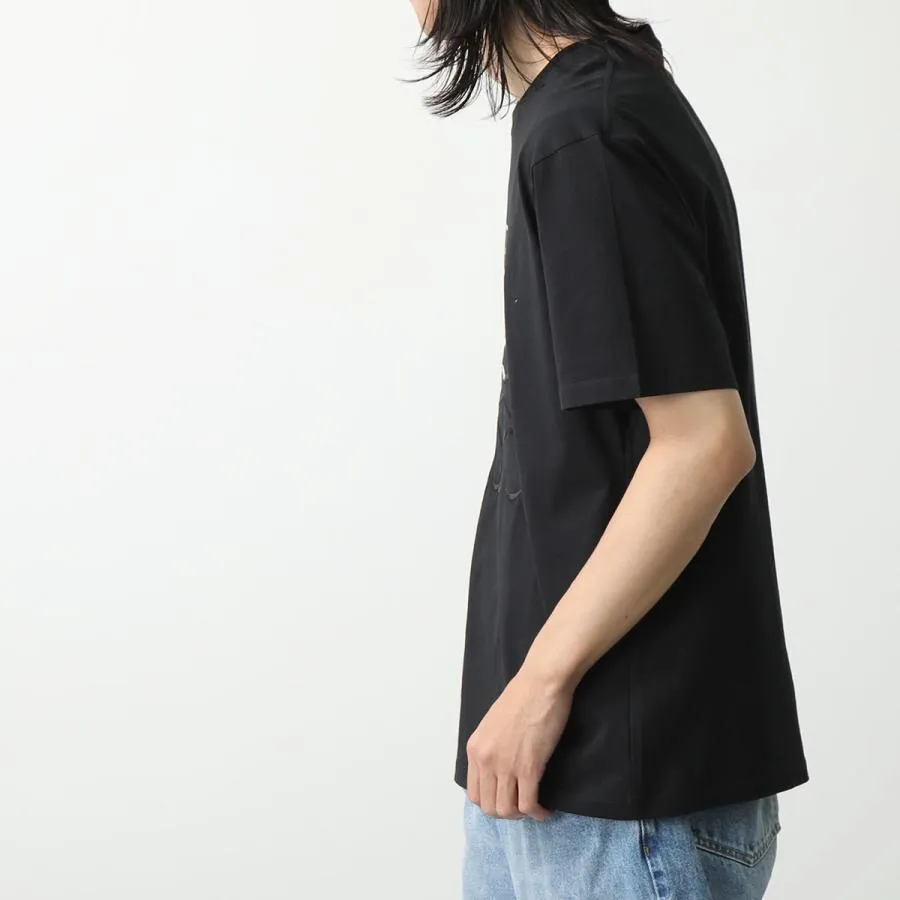 LOEWE  |Crew Neck Unisex Street Style Plain Cotton Short Sleeves