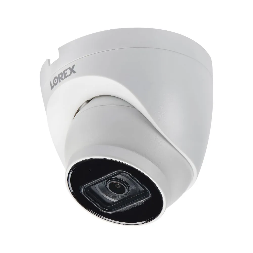 Lorex 4K Ultra HD IP Dome Security Camera with Listen-In Audio (White)