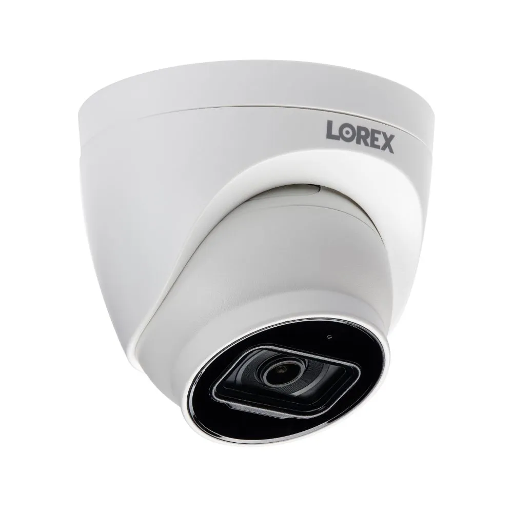 Lorex 4K Ultra HD IP Dome Security Camera with Listen-In Audio (White)