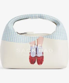 Marc Jacobs x The Wizard Of Oz The Mini Sack graphic and gingham-print leather top-handle bag