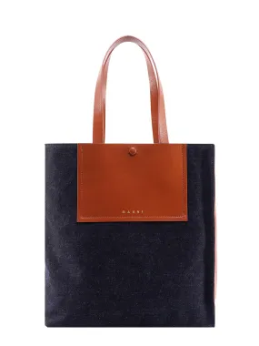 Marni Museo Soft Denim Shoulder Bag