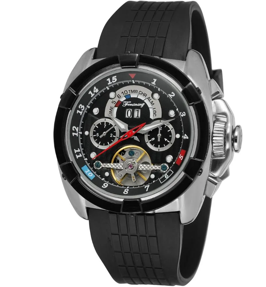 Men's Flying Series Large Dial Tourbillon Automatic Mechanical Wristwatch