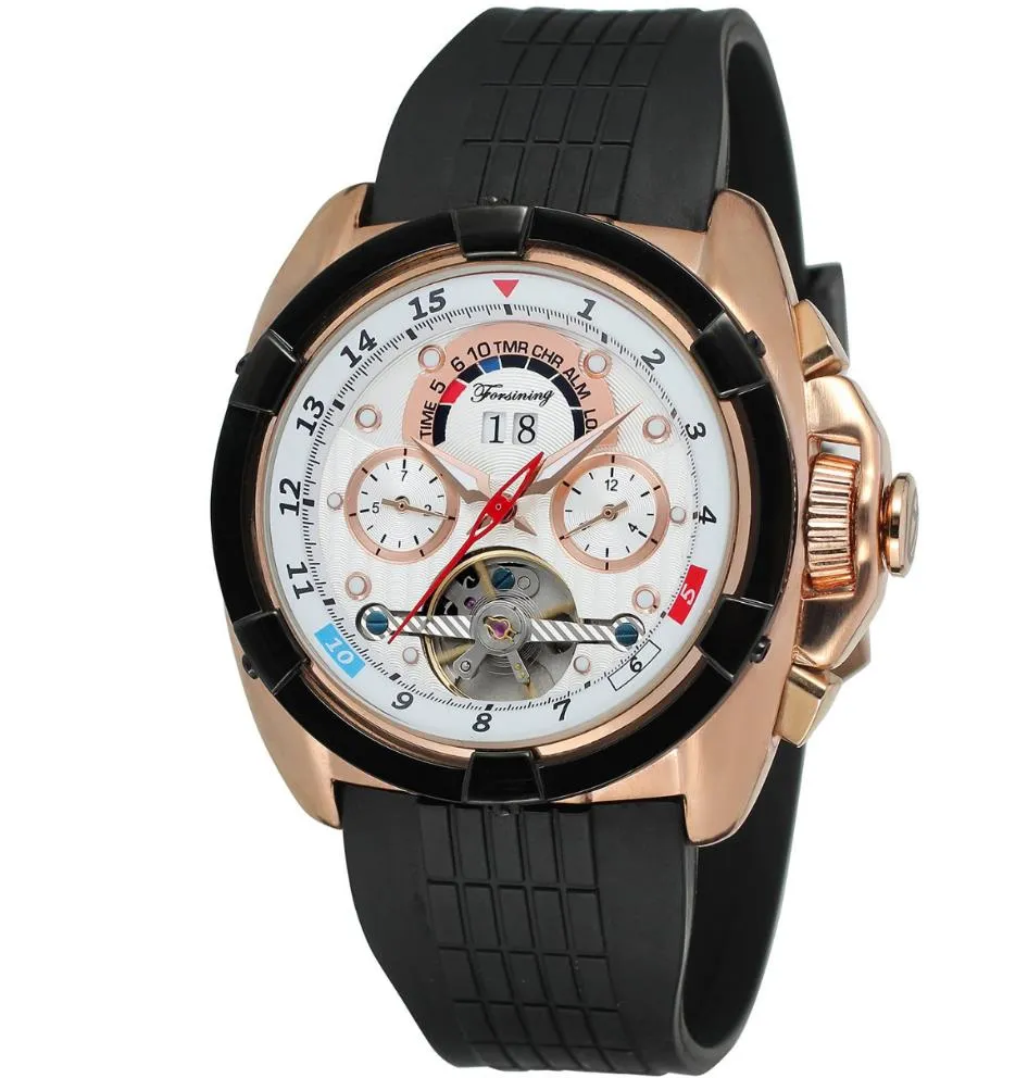 Men's Flying Series Large Dial Tourbillon Automatic Mechanical Wristwatch