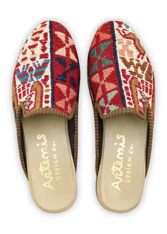 Men's Sumak Kilim Slippers - Size 6