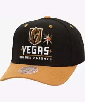 Mitchell & Ness Men's NHL Vegas Golden Knights All In 2.0 Pro Crown Adjustable Hat