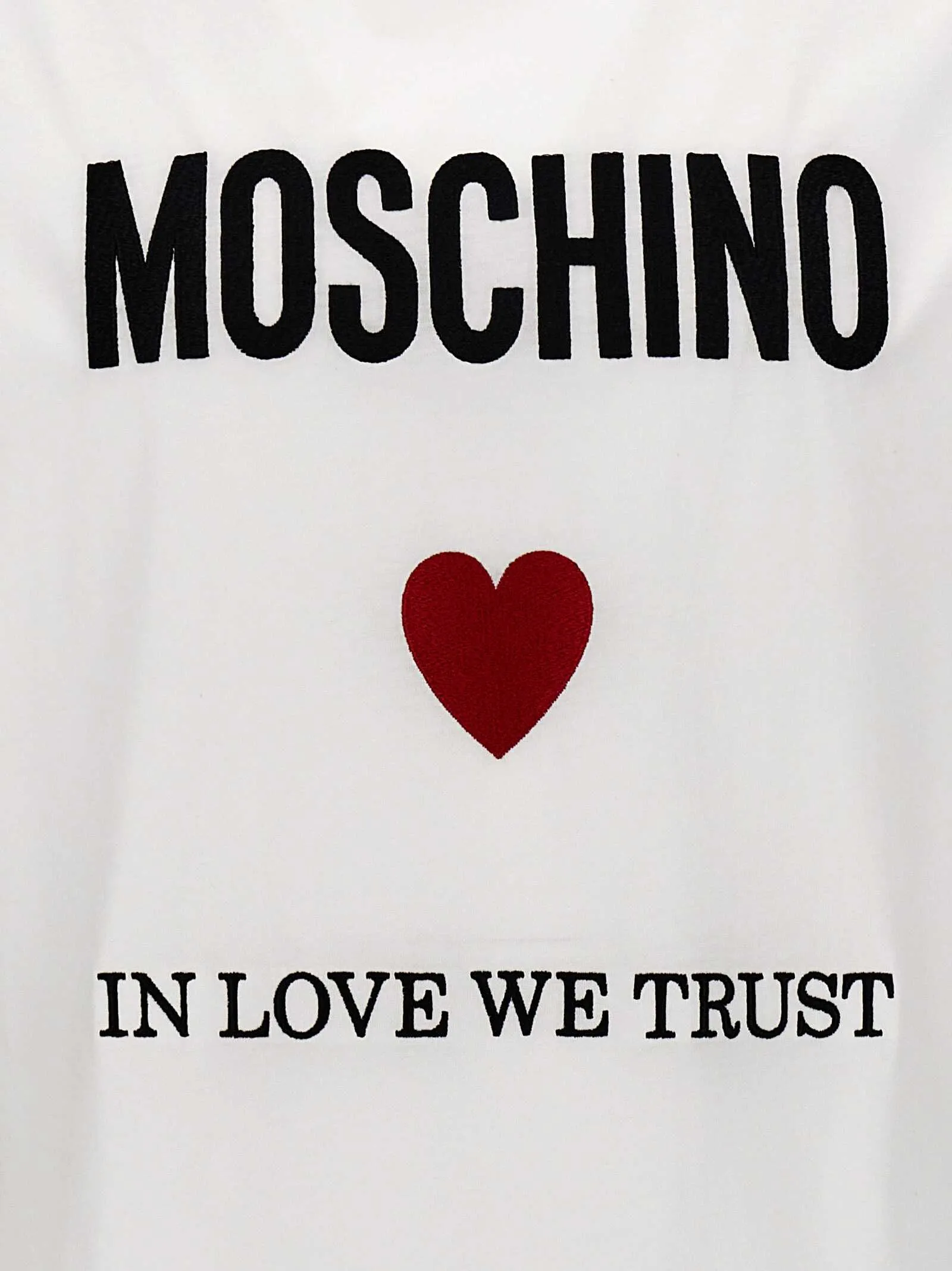 Moschino  |Moschino 'In love we trust' T-shirt