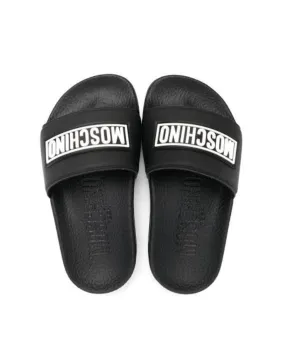 Moschino Sandle Logo Black