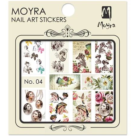 Nail art sticker Moyra 04