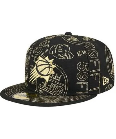 New Era Men's NBA Phoenix Suns 59FIFTY Day Allover Print Stencil Fitted Hat