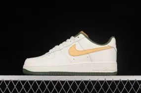 Nike Air Force 1 07 Low Rice White Yellow Dark Green LS9042-108