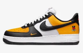 Nike Air Force 1 GS Jersey Mesh Gold Black White DQ7779-700