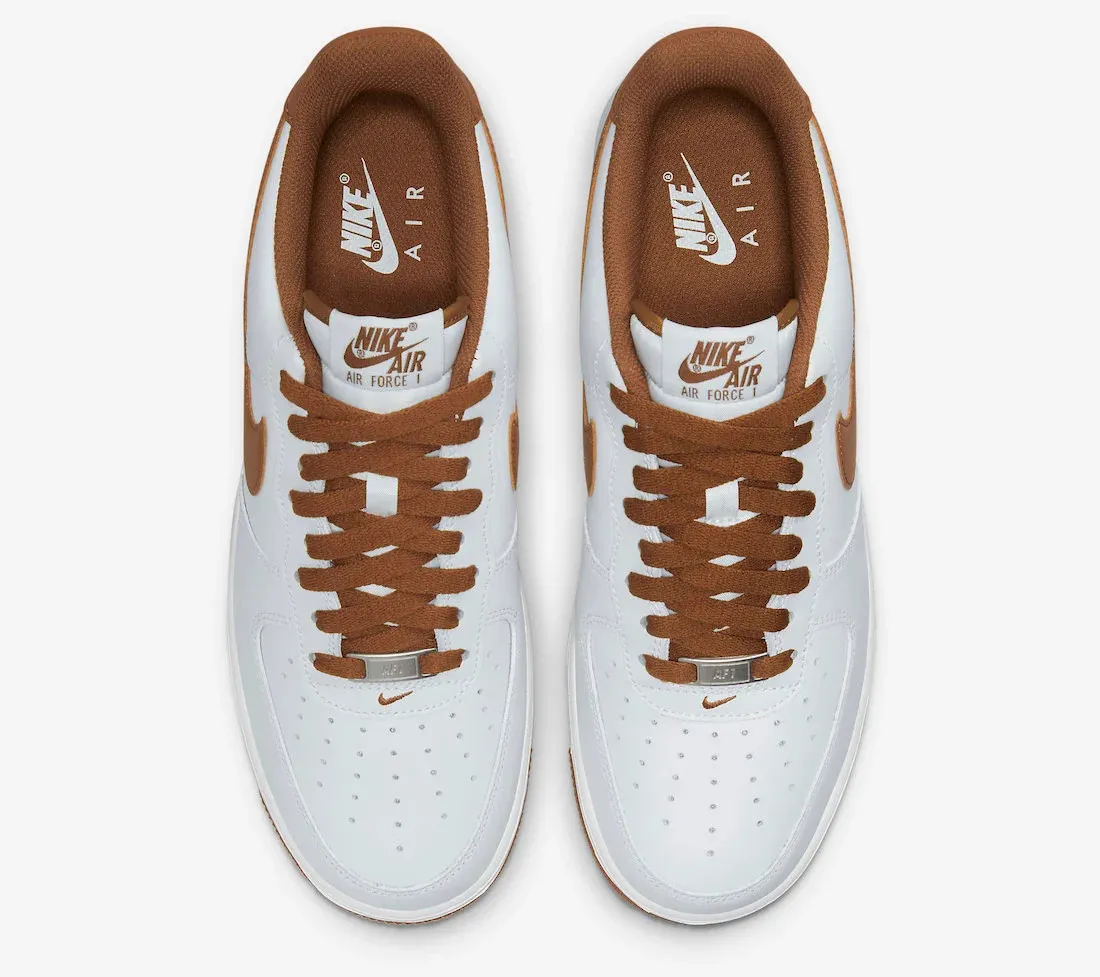 Nike Air Force 1 Low Pecan White Running Shoes DH7561-100