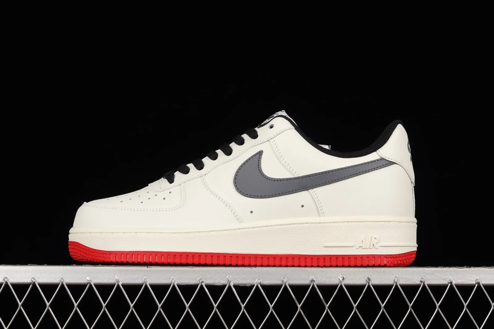 Nike Air Force 1 Low Rice White Black Red DD7798-806