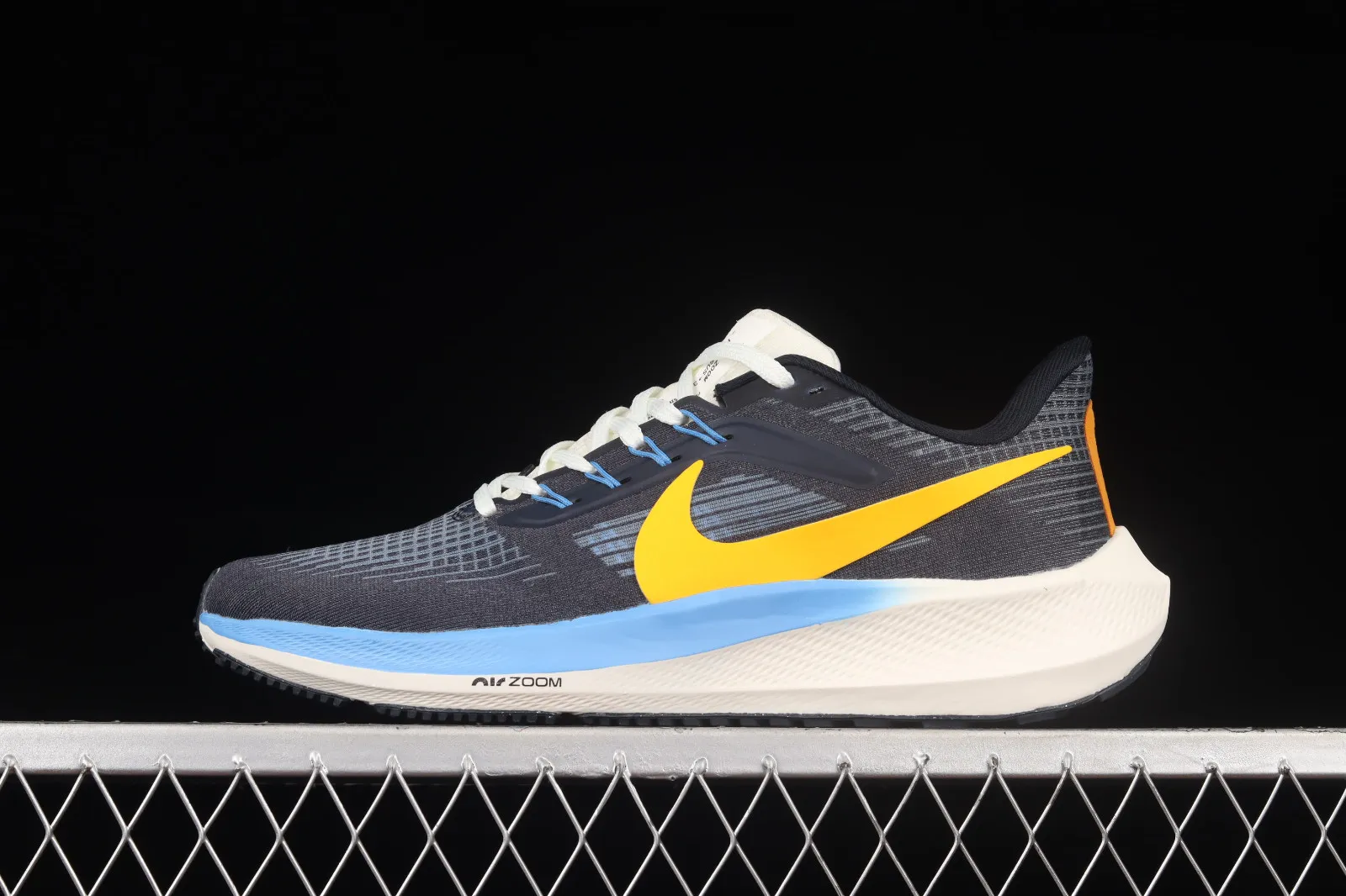 Nike Air Zoom Pegasus 39 Navy Blue Yellow White Shoes DO9580-400