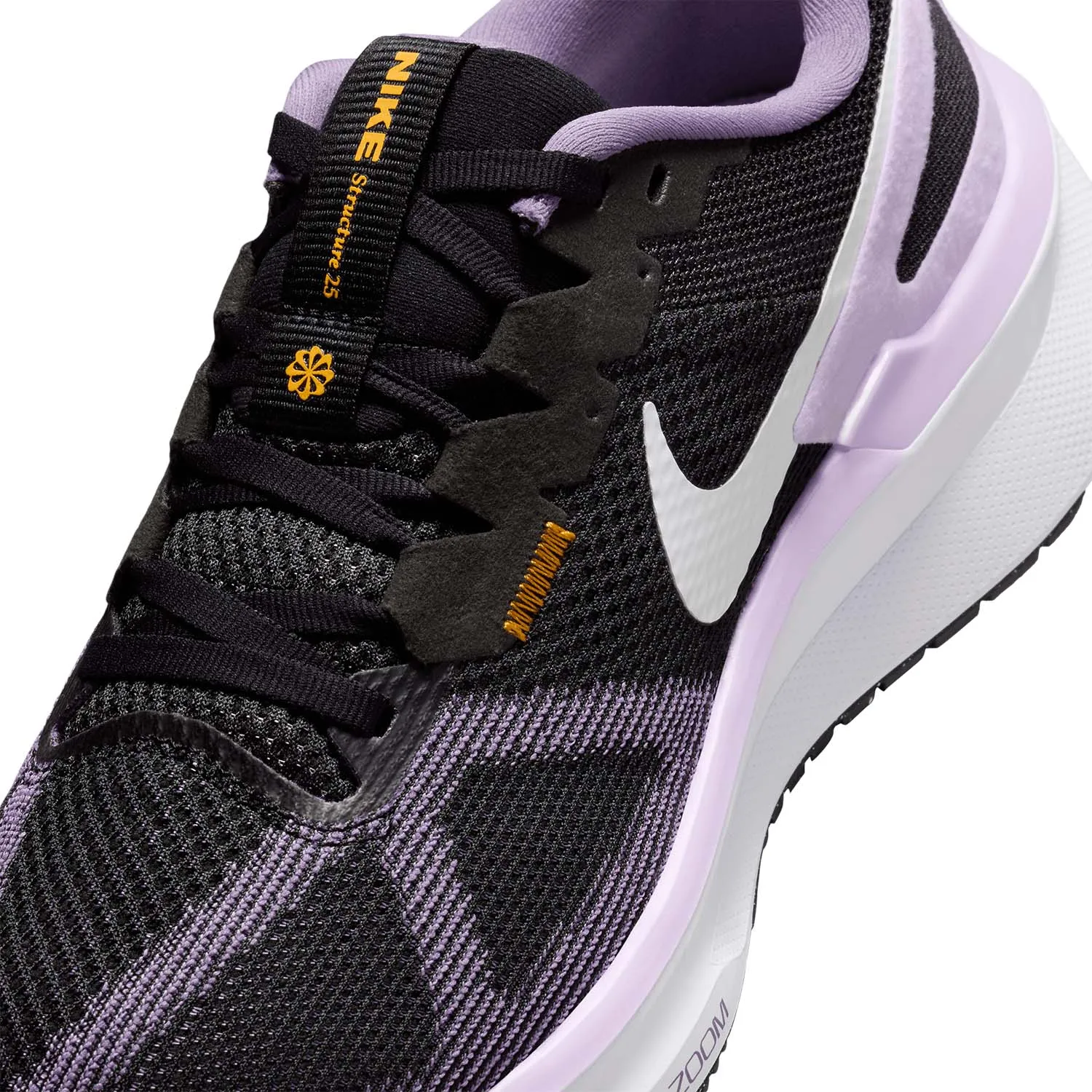 Nike Air Zoom Structure 25  Black/White/Daybreak/Lilac Bloom