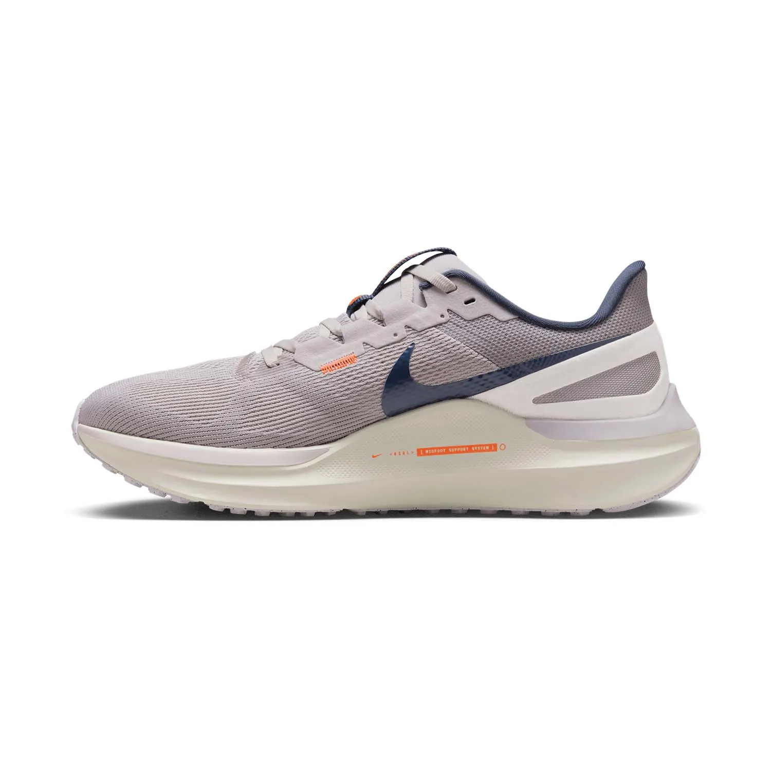 Nike Air Zoom Structure 25  Light Iron Ore/Thunder Blue/Total Orange