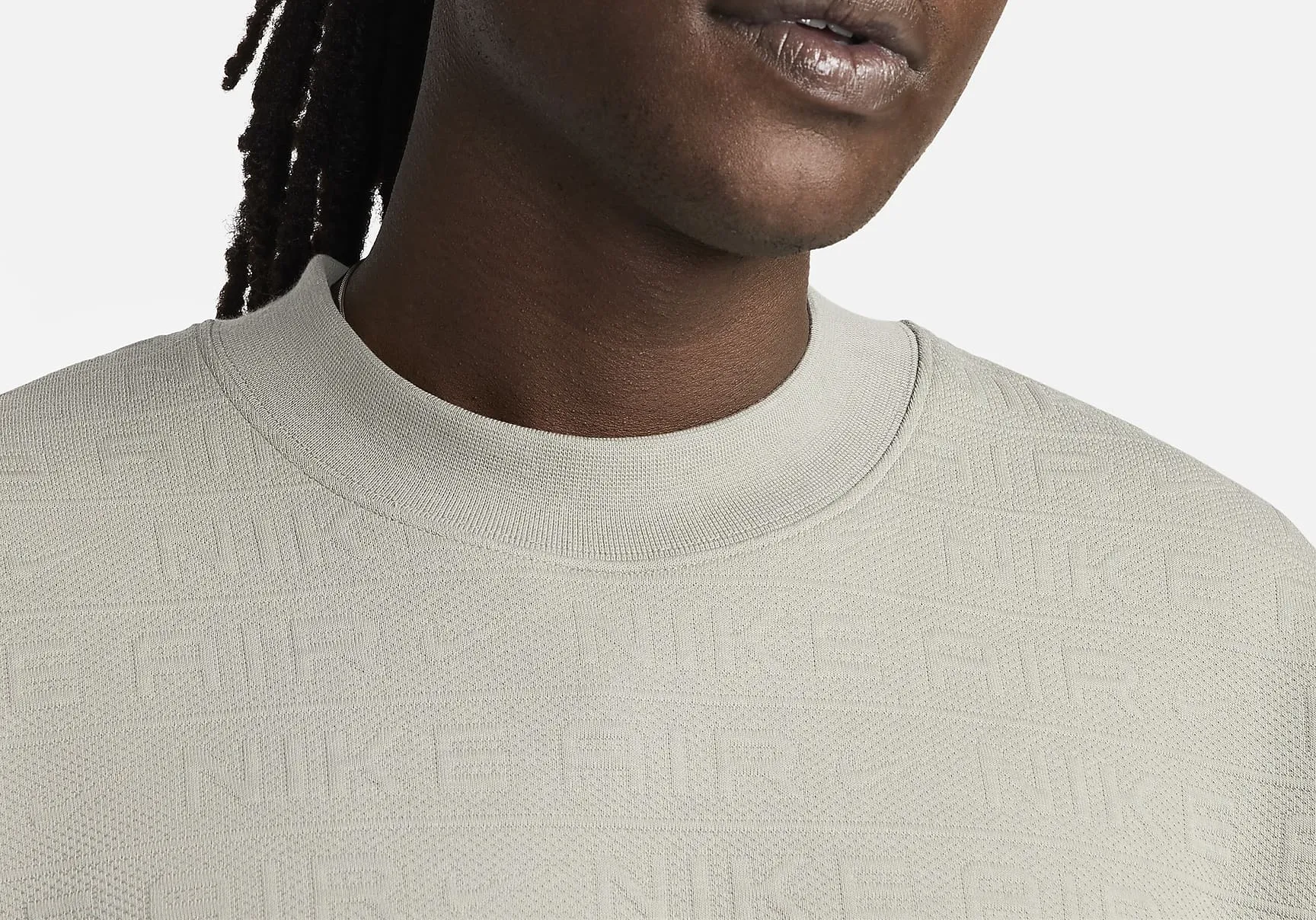 Nike  |Crew Neck Blended Fabrics Street Style Plain Short Sleeves