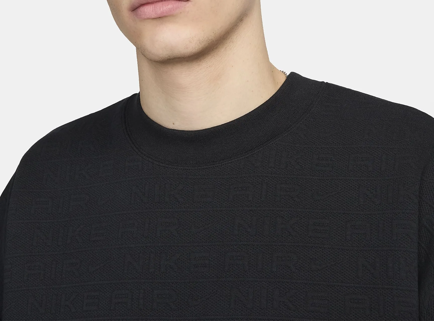 Nike  |Crew Neck Blended Fabrics Street Style Plain Short Sleeves