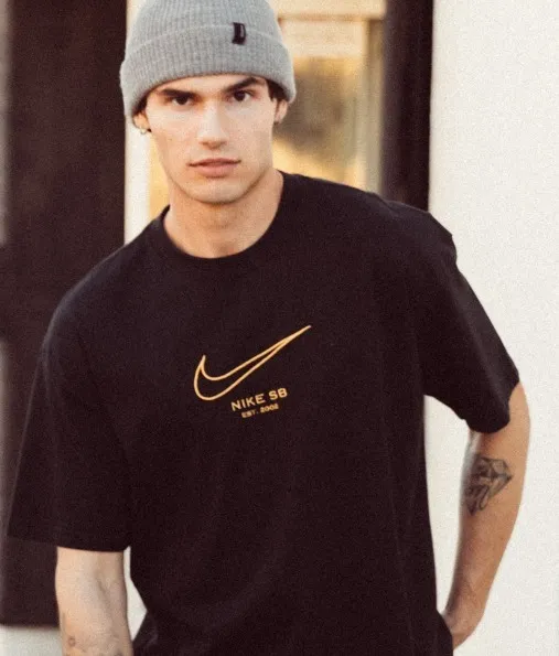 Nike  |Crew Neck Street Style Short Sleeves Logo Crew Neck T-Shirts