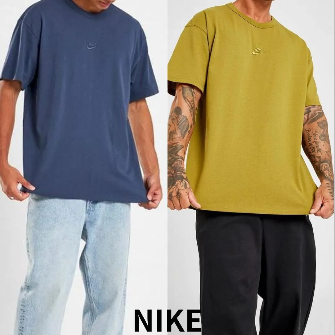 Nike  |Crew Neck Unisex Street Style Plain Cotton Short Sleeves