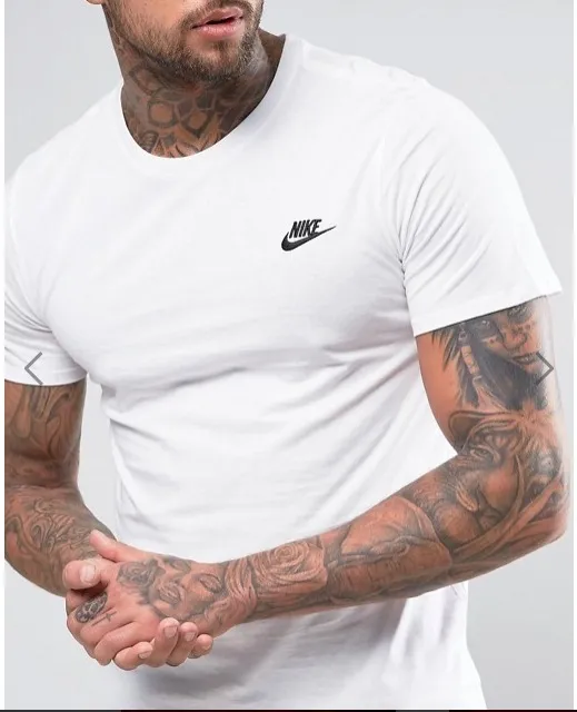 Nike  |NIKE futura Nike mini logo cotton short sleeve T shirt