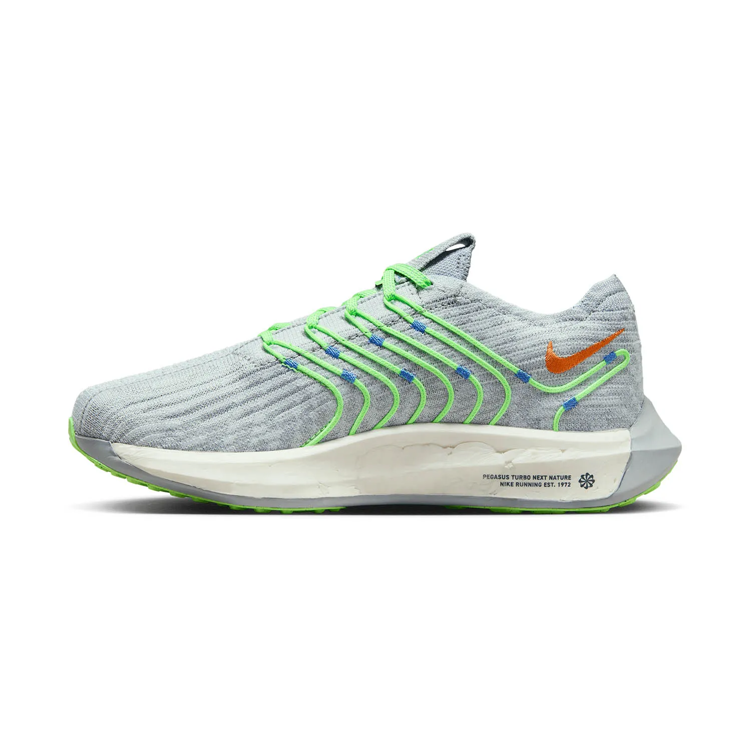 Nike Pegasus Turbo Next Nature  Pure Platinum/Bright Mandarin/Wolf Grey