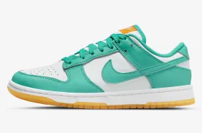 Nike SB Dunk Low White Turquoise Green Orange DV2190-100