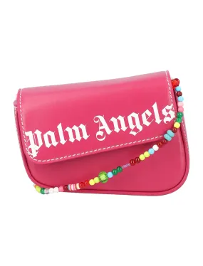 Palm Angels Crash Logo Printed Shoulder Bag