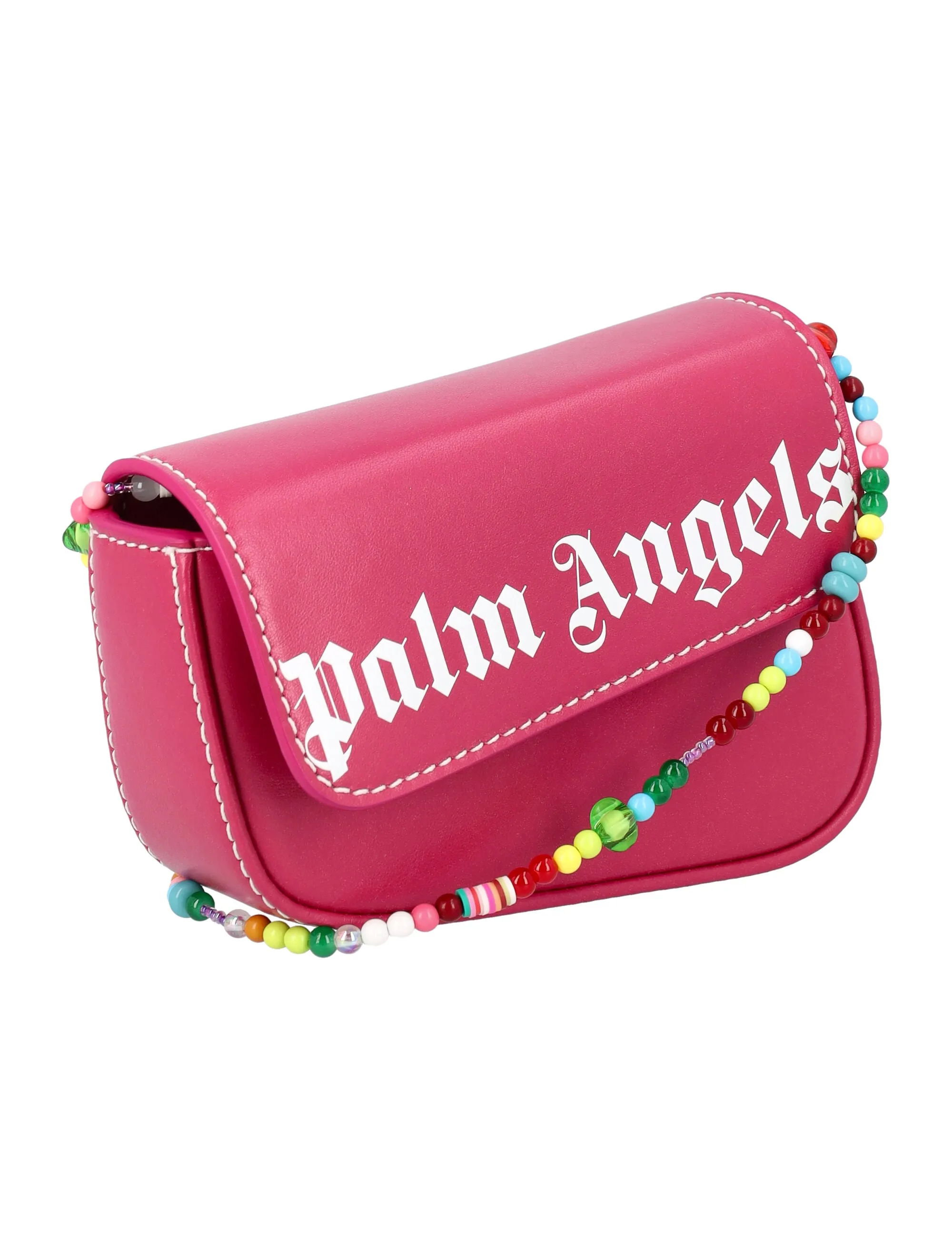 Palm Angels Crash Logo Printed Shoulder Bag