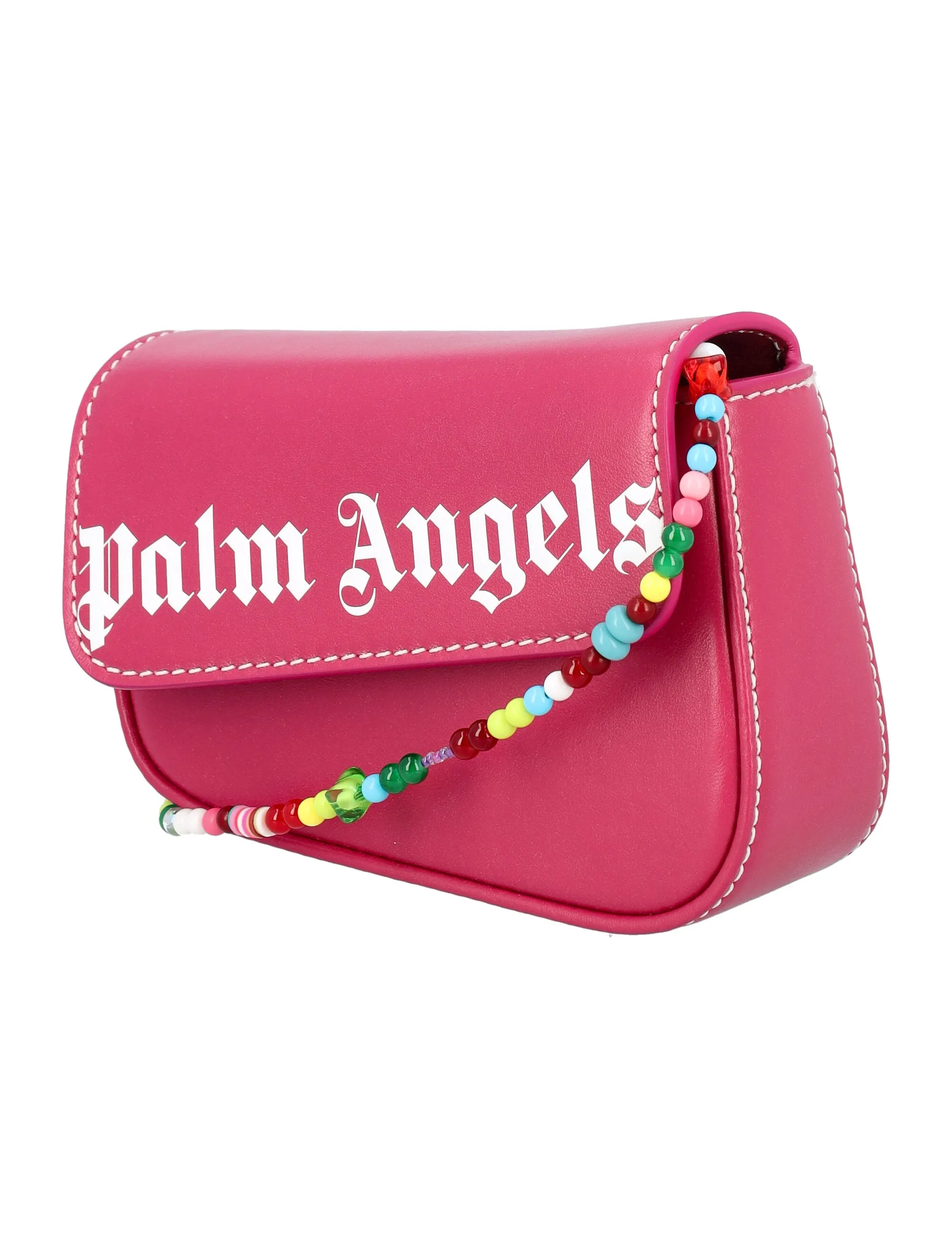 Palm Angels Crash Logo Printed Shoulder Bag