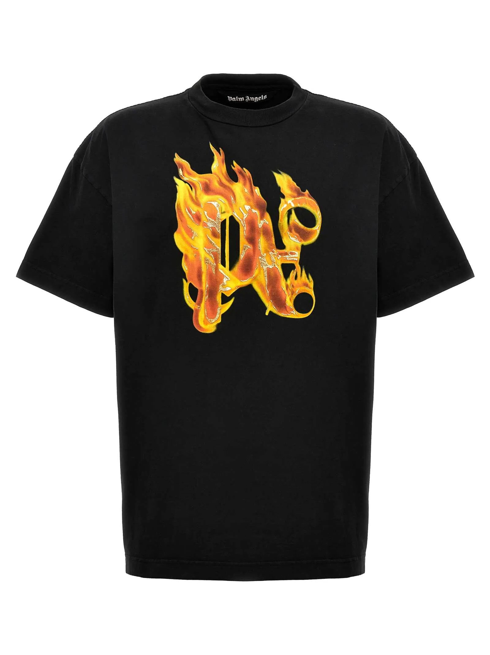 Palm Angels  |Palm Angels 'Burning Monogram' T-shirt